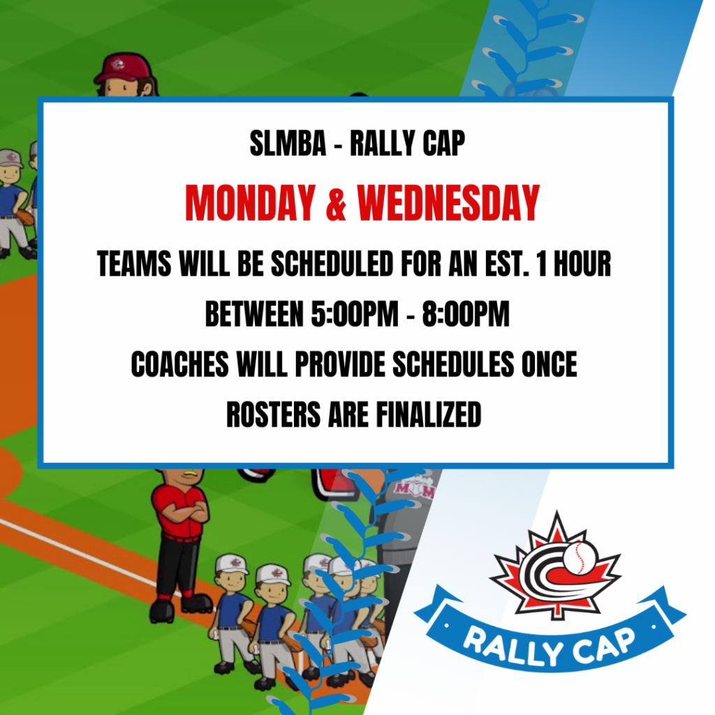 Rally Cap Program Sylvan Lake Minor Ball Association