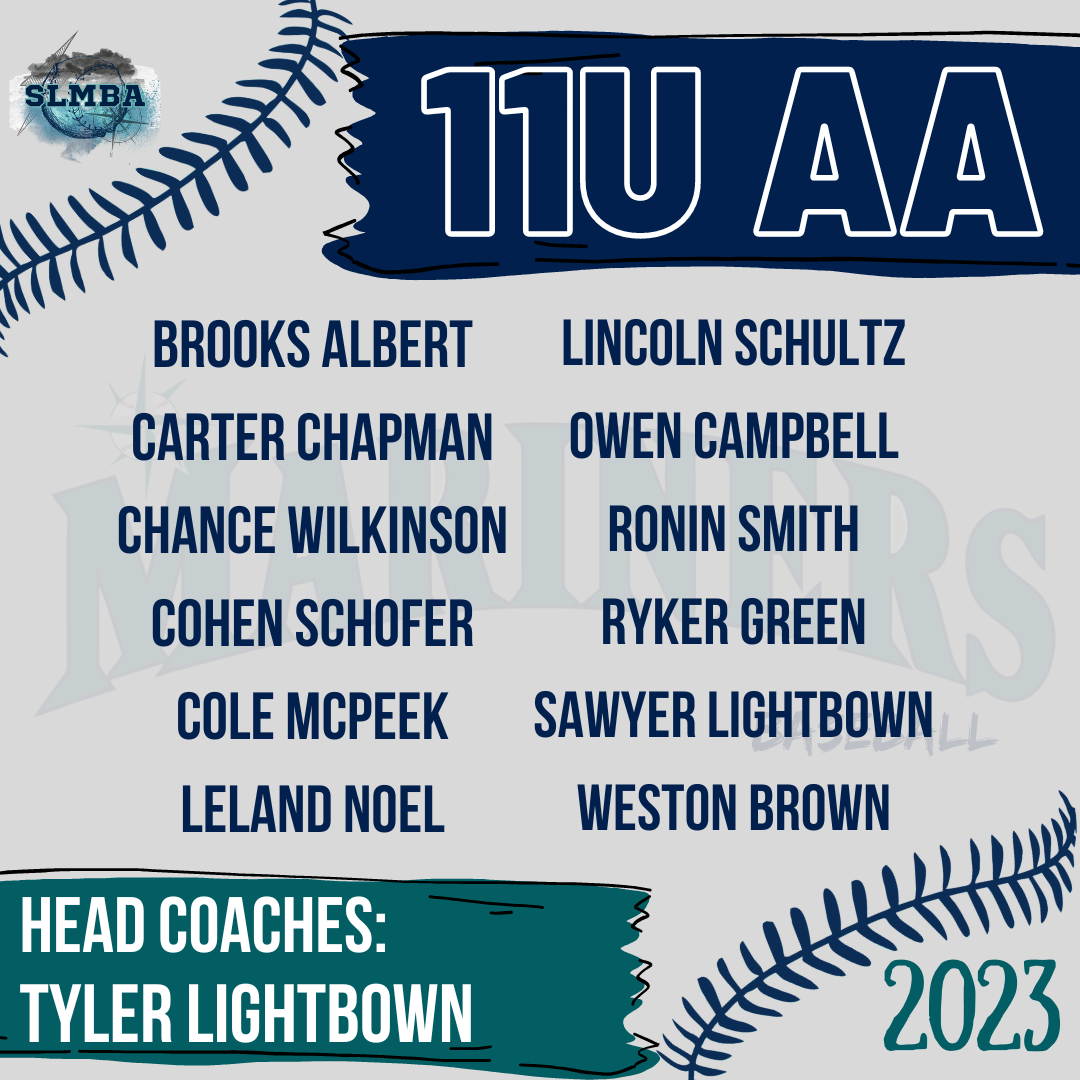 AA Baseball  Team Announcements **11UAA Added** – Sylvan Lake Minor Ball  Association